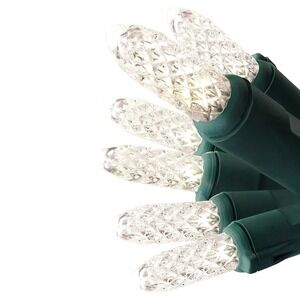 GE Energy Smart Miniature Warm White 150 LED Christmas String Lights 49.6ft NEW